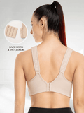 Full Coverage Underwire Workout Sports Bras Nude - WingsLove