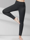 Full Length Yoga Pants Sports Leggings Grey - WingsLove