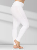 Full Length Yoga Pants Sports Leggings White - WingsLove