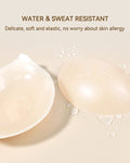 Invisible Silicone Strapless Sticky Waterproof Plunge Bra Pasty Bra Inserts Nude - WingsLove