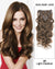 Mybhair Body Wave Clip in Remy Human Hair Extensions For Thin Hair - 9pcs #8 Light Chestnut