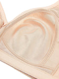 Minimizer Bra Wirefree Non Padded For Bigger Size Pink Nude - WingsLove