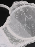 Plus Size See Through Unlined Lace Bra - WingsLove