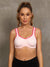 Sports Bra High Impact Underwire Non-Padded Soft Cups Pink - WingsLove