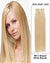 Mybhair Tape in Blonde Straight Remy Hair Human Hair Extensions-40 Pieces #613 Bleach Blonde