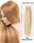 Mybhair Medium Blonde Tape in Remy Hair Human Hair Extensions-40 Pieces #18 Straight