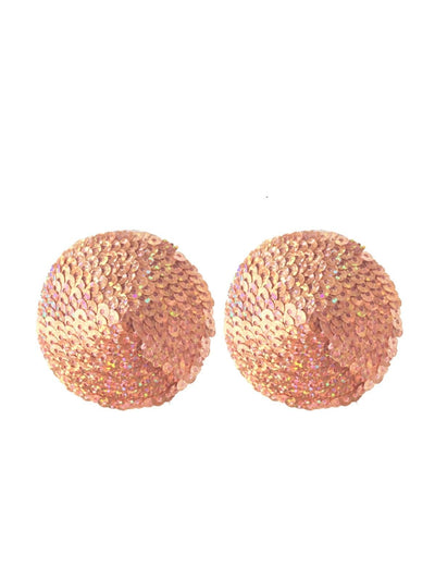 Wingslove Color Sequined Round Heart Nipple Stickers Cover - WingsLove
