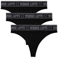 Women's Seamless Underwear Soft Comfort Cotton Sporty Thongs 3 PCS - WingsLove